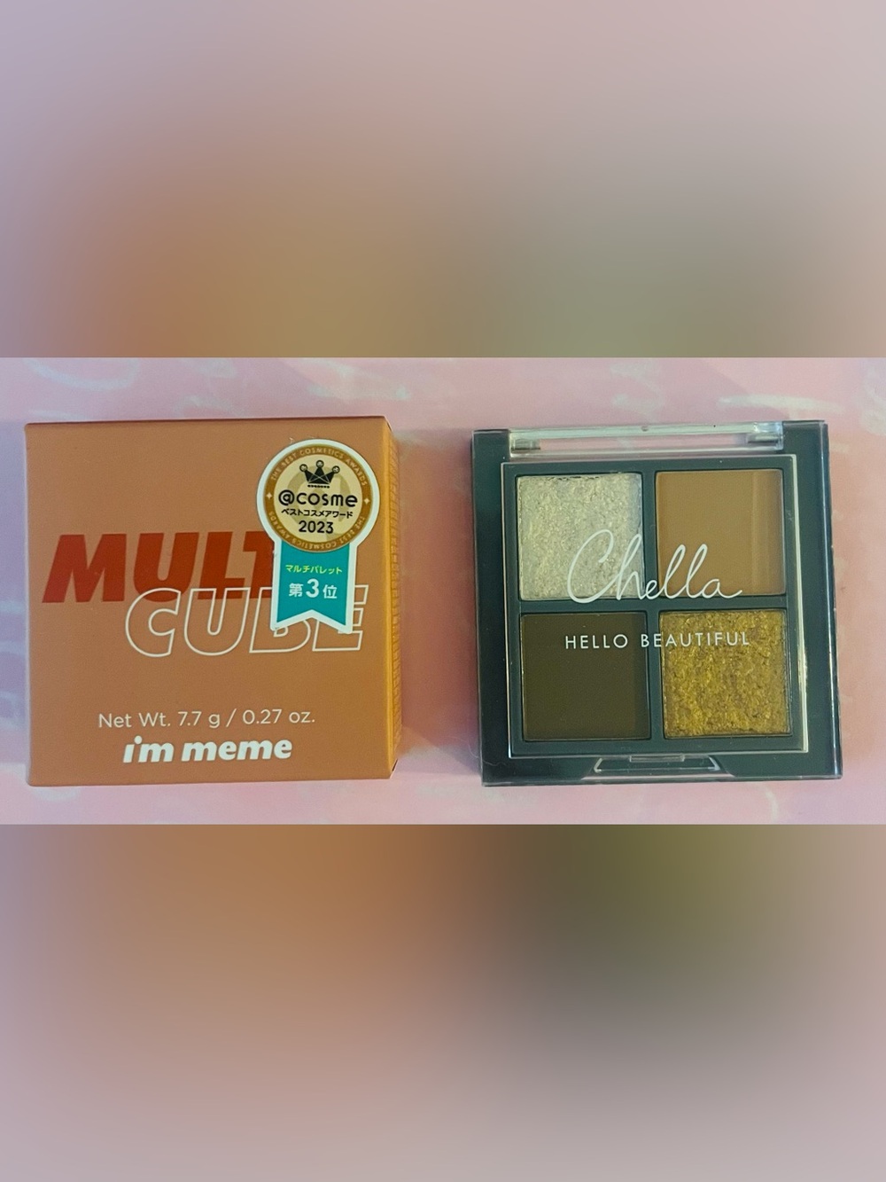 NEW…Bundle of 2 Eye Shadows…Multi Cube and Chella Hello Beautiful - Picture 1 of 5
